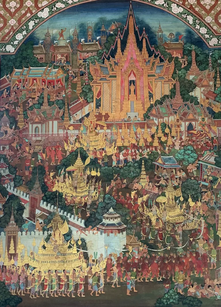 จิตรกรรมฝาผนังในวัดอัมพวันเจติยาราม