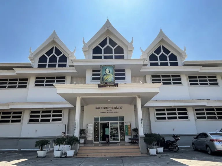 พิพิธภัณฑสถานแห่งชาติ ขอนแก่น ที่จัดแสดงใบเสมาจากเมืองฟ้าแดดสงยาง (ปี 2567)