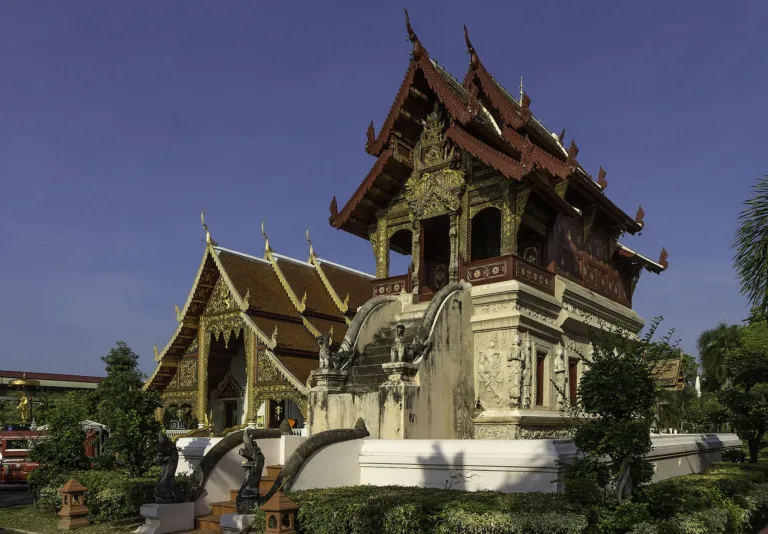 หอไตรหน้าวัดที่พระเจ้ากาวิละสร้าง