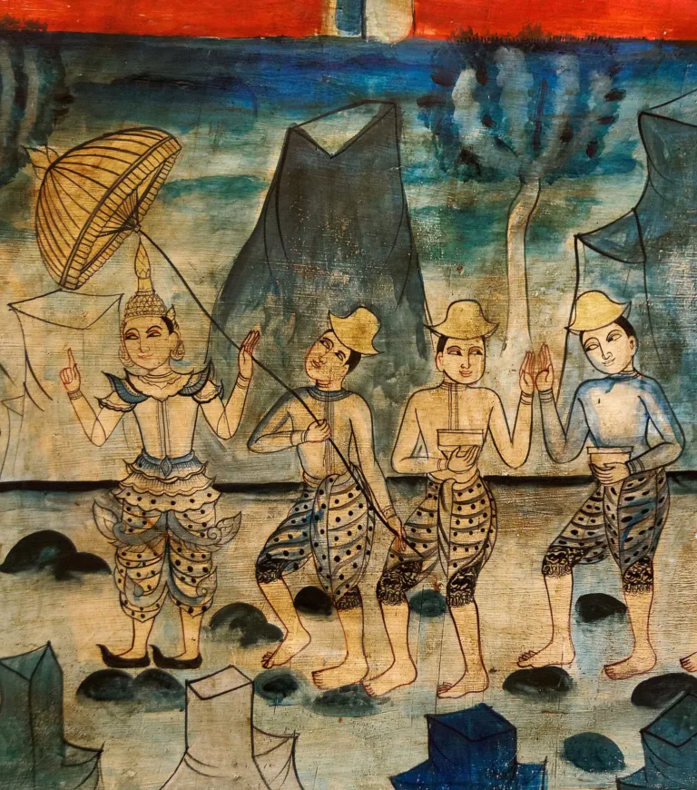 จิตรกรรมฝาผนังในวิหารลายคำ